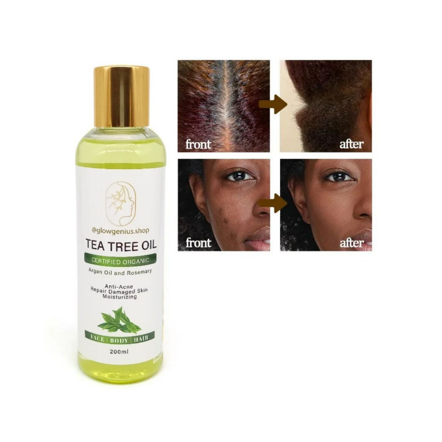 Glow Genius Tea Tree and Argan Oil