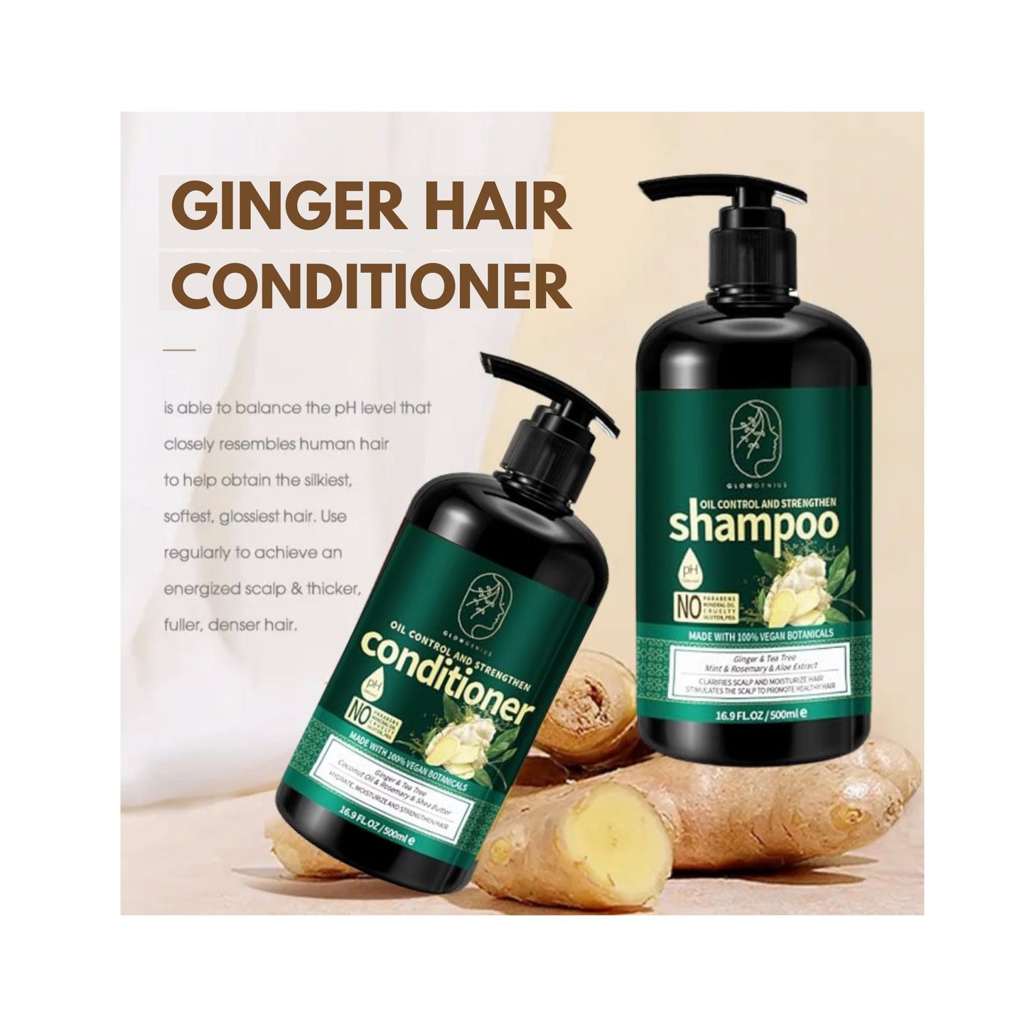 GLOW GENIUS GINGER Hair Conditioner