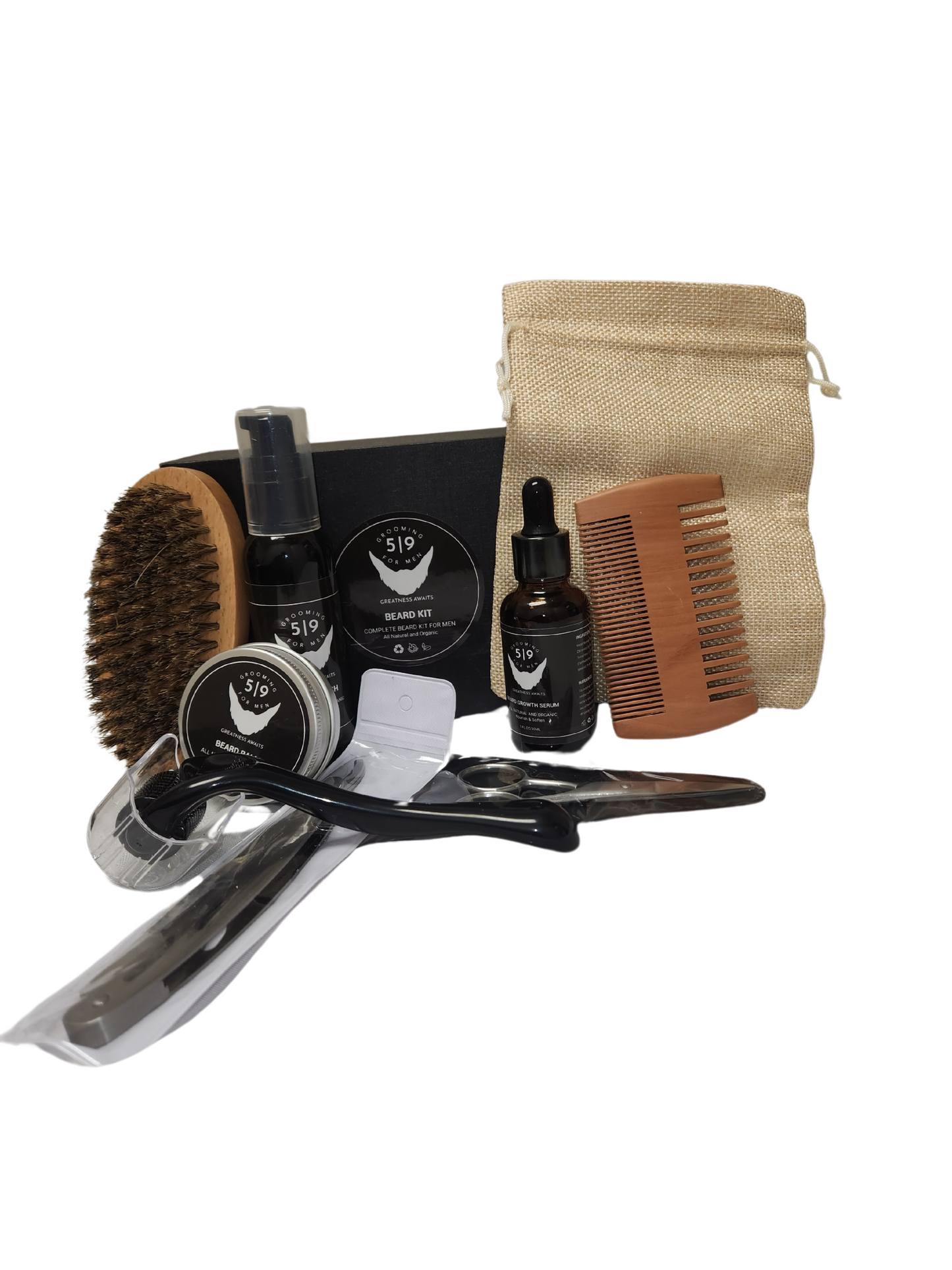 5I9 Ultimate Beard Growing Kit. Perfect Gift Set for Husband/Significant other. Grow a DAPPER beard